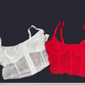 Lace Bustier Bras